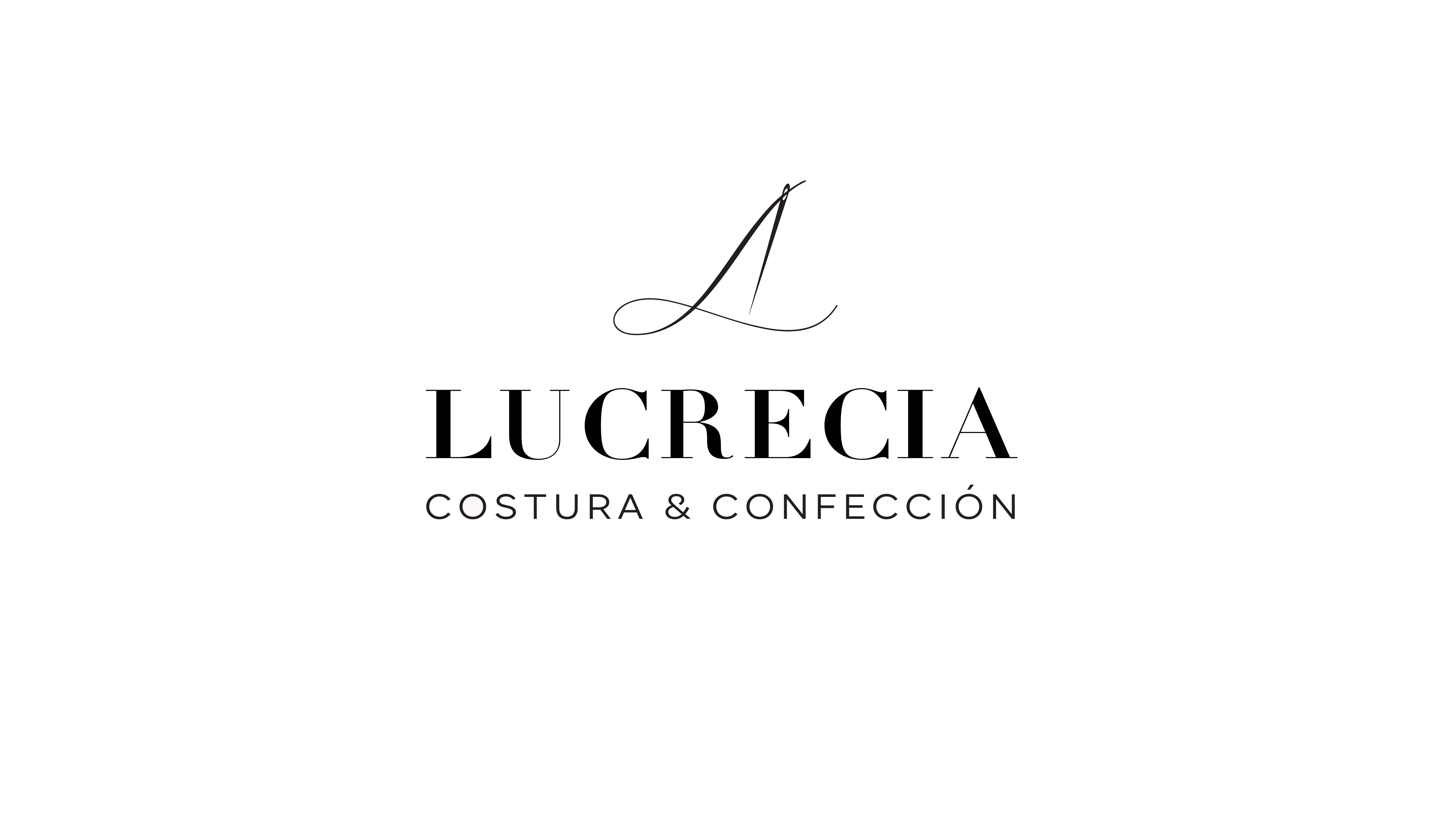 Logotipo unificado de Lucrecia diseñado para redes sociales