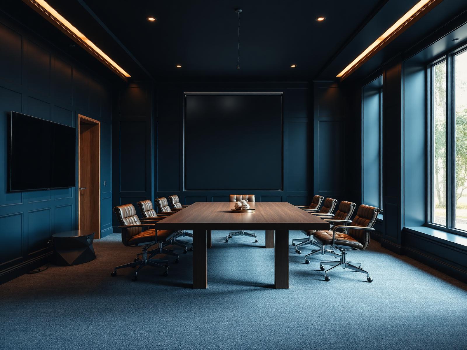 Sala de juntas ejecutiva contemporánea