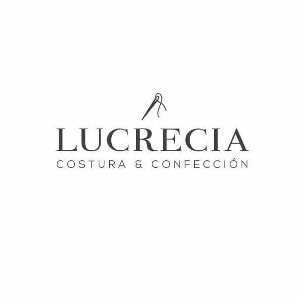 Logotipo antiguo de Lucrecia Costura y Confección utilizado históricamente en redes